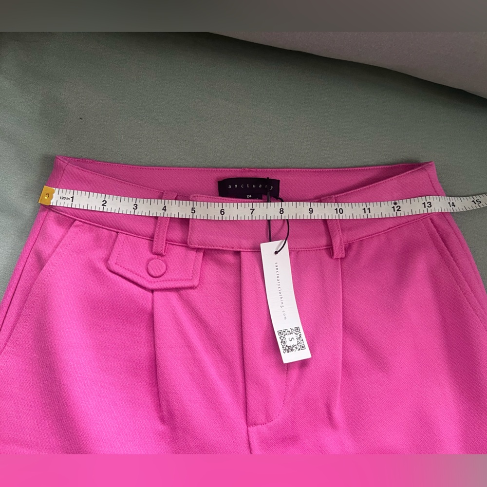 Anthropologie Sanctuary High Waist Wide leg Colorful. Bold Trouser Pant Feminine - Picture 7 of 10